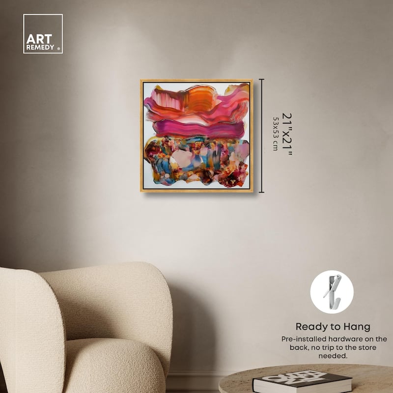 Flow State II Canvas by Art Remedy