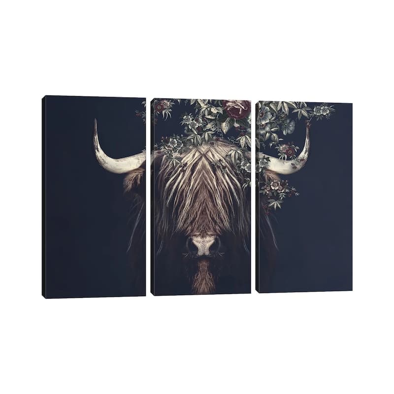 iCanvas "Highlander II" by Wouter Rikken 3-Piece Canvas Wall Art Set