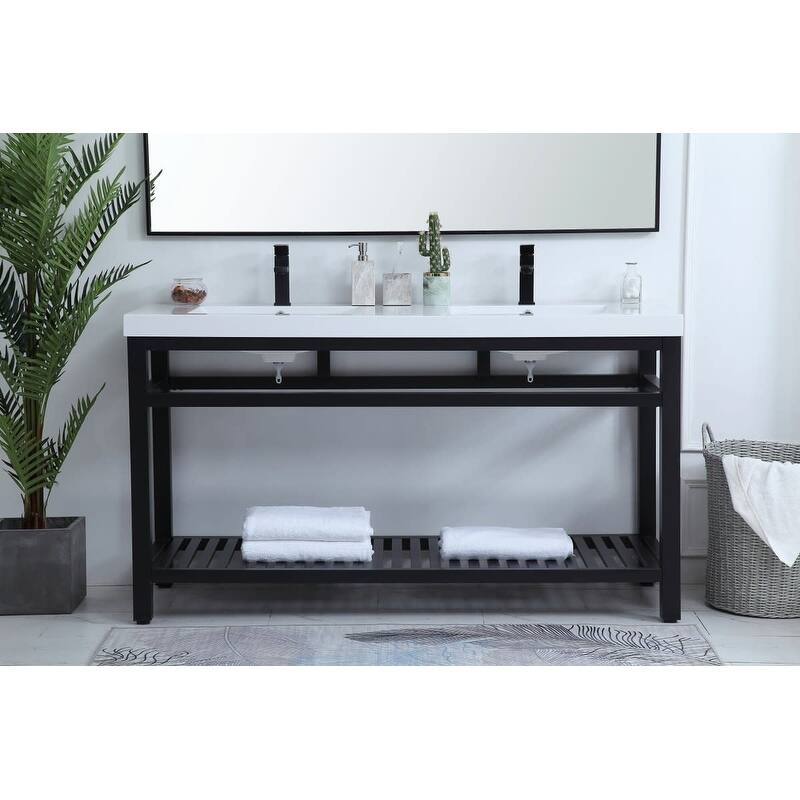 Elegant Lighting VF14060D Raya 60" Specialty Cast Iron Console