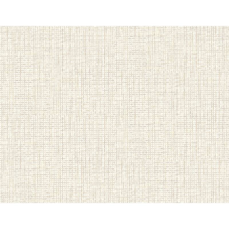 Kenneth James Woven Summer White Grid Wallpaper - 27in x 324in x 0.025in