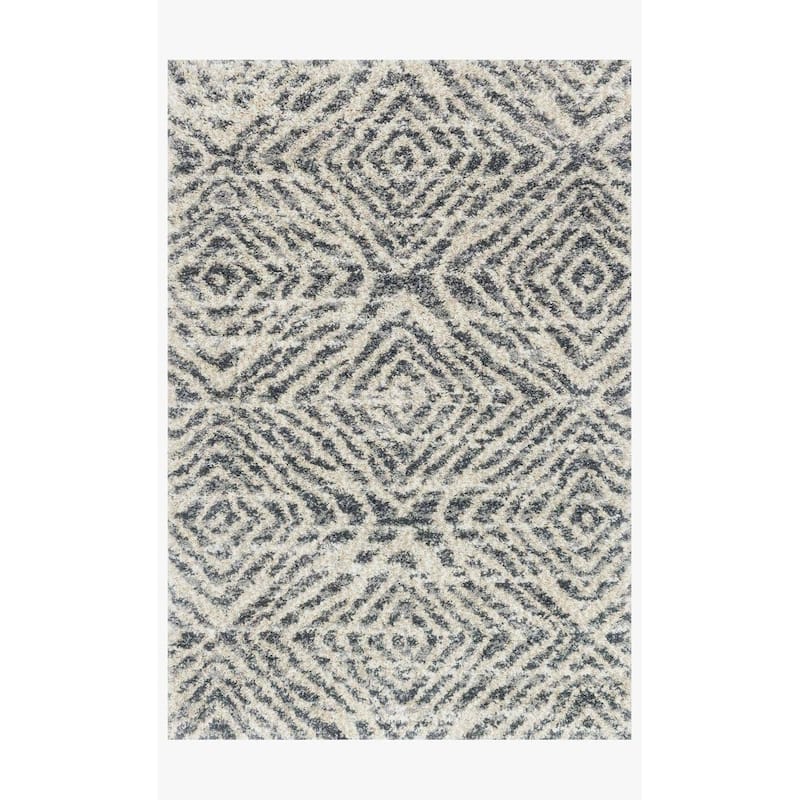 Alexander Home Geometric Moroccan Shag Area Rug