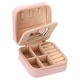 preview thumbnail 1 of 9, Travel Jewelry Case Jewelry Organizer Box with Mirror Square Style 1
