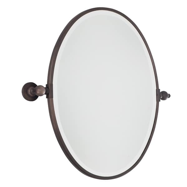 slide 2 of 3, Minka Lavery Standard Oval Pivoting Bathroom Mirror