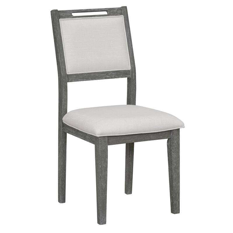 6-Piece Transitional Dining Set with 4 Chairs & Bench