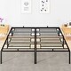 preview thumbnail 1 of 18, Metal Platform Bed Frame with Sturdy Steel Bed Slats Mattress Foundation No Box Spring Needed Large Storage Space