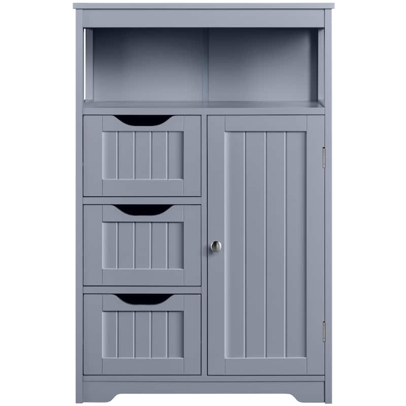 Yaheetech Bathroom Floor Cabinet Bedroom Cabinet Storage Organizer