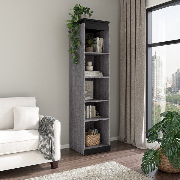 Orion 20W Narrow Storage Shelf for Bedroom by Bestar - Bed Bath