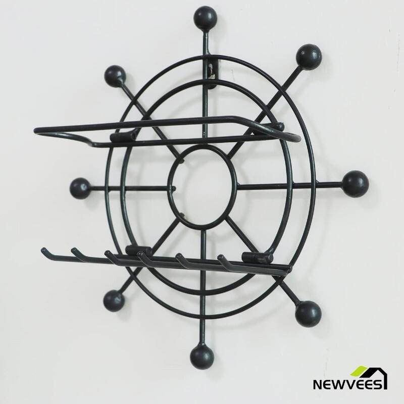 Wine Rack Wall Mounted - 11"D x3.5"W x 15"H