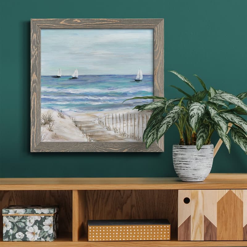 Gulf Shores III-Premium Framed Canvas - Ready to Hang