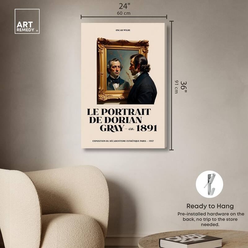 Decadent World of Dorian Gray Canvas by Art Remedy, Gallery Wrapped