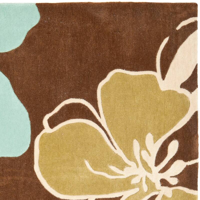 SAFAVIEH Handmade Modern Art Mackenzie Modern Polyester Rug