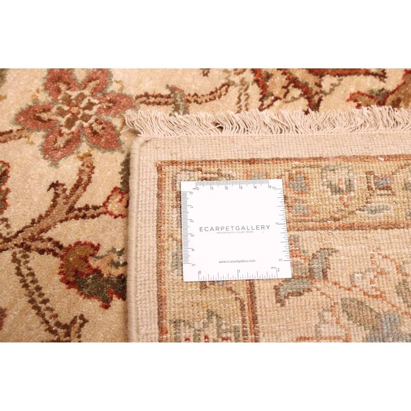 ECARPETGALLERY Hand-knotted Jamshidpour Ivory Wool Rug - 8'1 x 10'1