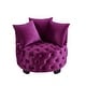 preview thumbnail 13 of 14, Contemporary Upholstered Tufted Leisure Chair Accent Chair