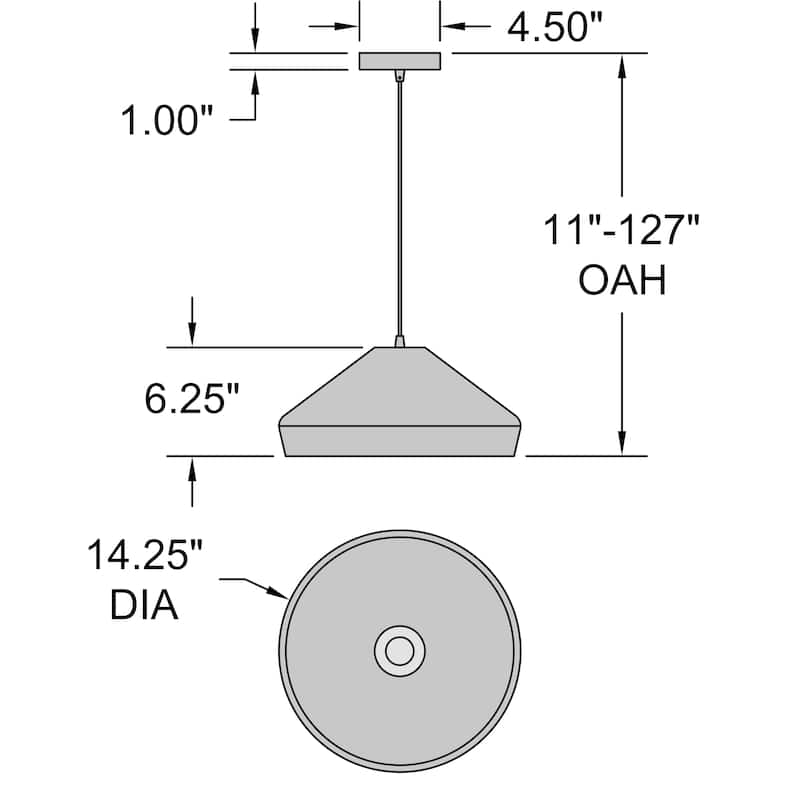Access Lighting Prism 1 Light Pendant - Matte Black