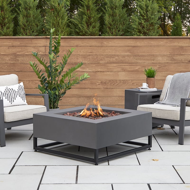 Blake 36" Square LP Fire Table by Real Flame