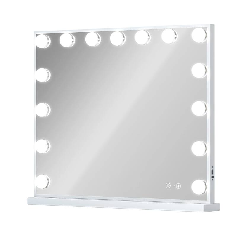Vanity Mirror with Lights and Bluetooth Speaker