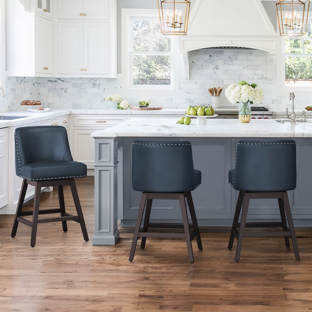 Blue Walnut Finish Counter and Bar Stools Bed Bath Beyond
