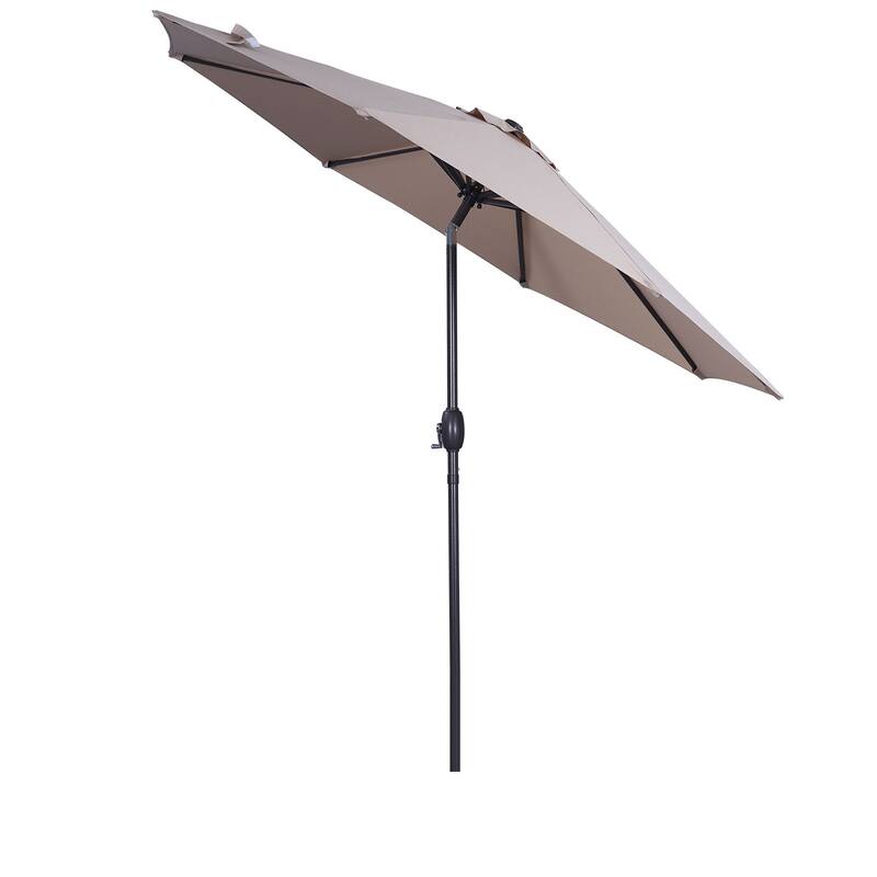 9 ft.Aluminum Market High Quality Light Tilt Patio Beach Umbrella without Base