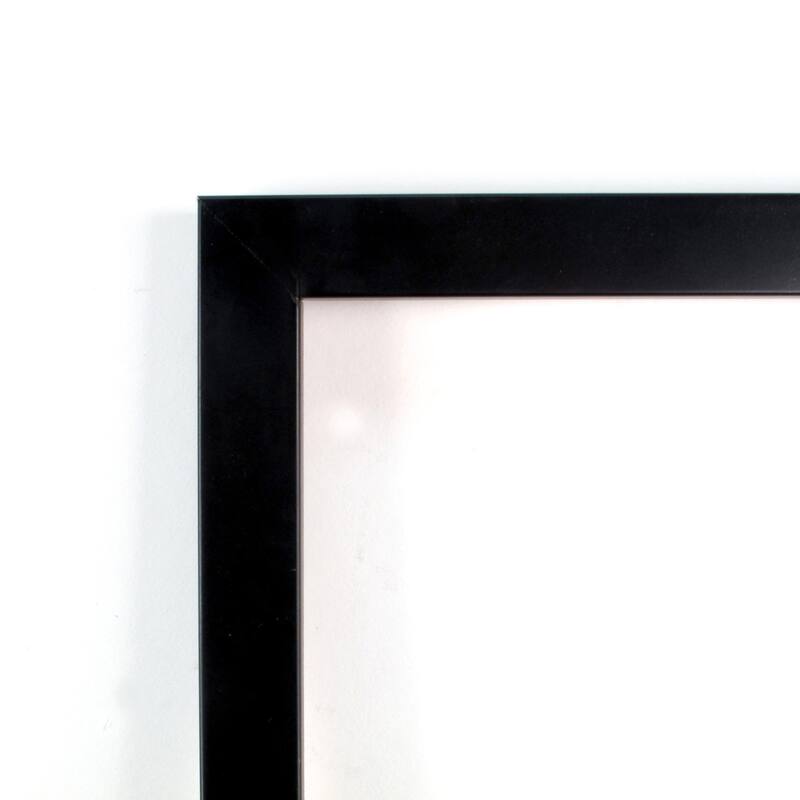 Subdued Landscape by Cartissi Wood Framed Wall Art Print - Svelte Noir Black