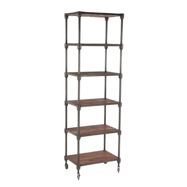 Paxton 25 Inch Wide Industrial Bookshelf Overstock 26970403