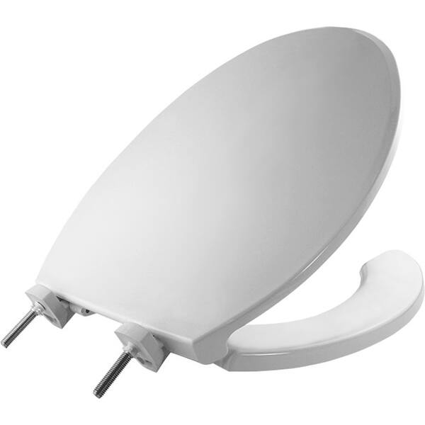 Bemis 7650T Elongated OpenFront Commercial Toilet Seat and Lid with