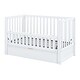 preview thumbnail 11 of 16, Toddler Bed Crib with Safety Guardrail and Drawers and 3 Height Options for Boys Girls, Wooden Slat Support Easy Assembly, Gray