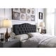 preview thumbnail 10 of 10, Harriman Tufted Upholstered Standard Camelback Headboard Charcoal - Queen