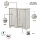 preview thumbnail 18 of 47, Bush Furniture Cabot Small Storage Cabinet with Doors - 31.38"L x 12.40"W x 29.96"H