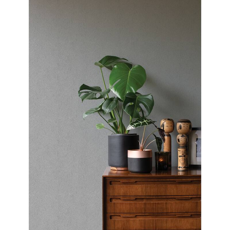 Advantage Tomo Grey Abstract Wallpaper - 20.9in x 396in x 0.025in