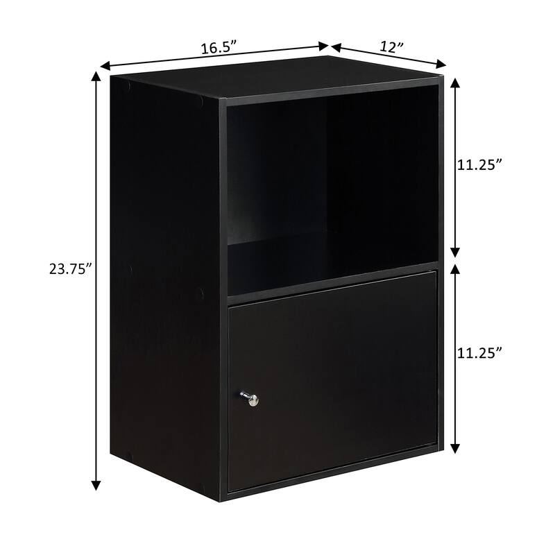 Convenience Concepts Xtra Storage 1 Door Cabinet with Shelf