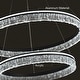 preview thumbnail 28 of 33, Round LED Crystal Chandelier Ring Dimmable Pendant Light Fixture