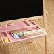 preview thumbnail 8 of 7, Tiny Land® Magnitales Easel for Kids - Pink