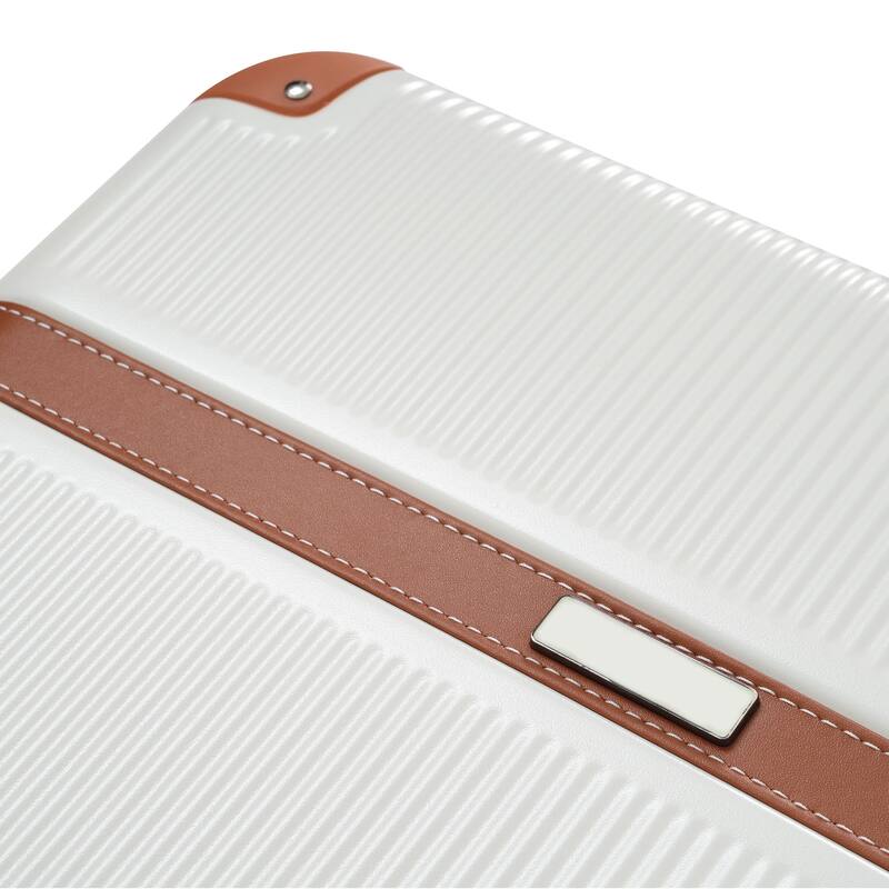 3 Piece Hardside Lightweight Luggage Sets with Double Spinner 8 Wheels and TSA Lock