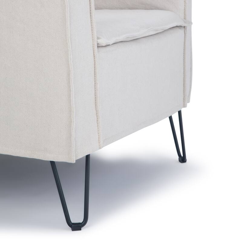 WYNDENHALL Edward 28 inch Wide Mid Century Modern Accent Chair - 28 x 30.3 x 33.1