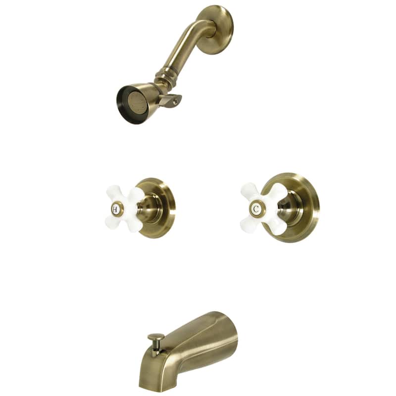 Magellan Tub and Shower Faucet - Antique Brass