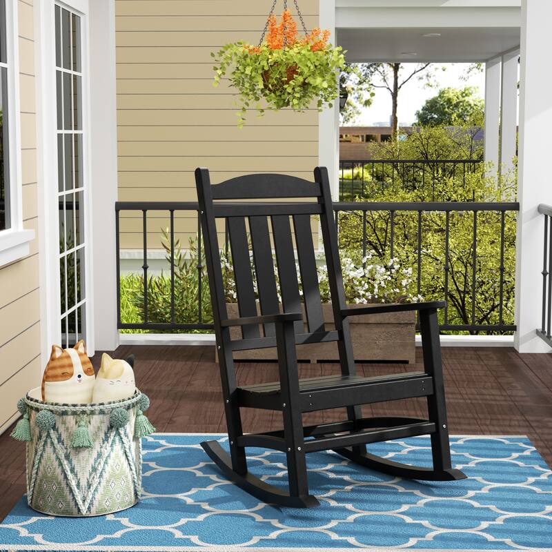 Laguna Hdpe All Weather Outdoor Patio Rocking Chair