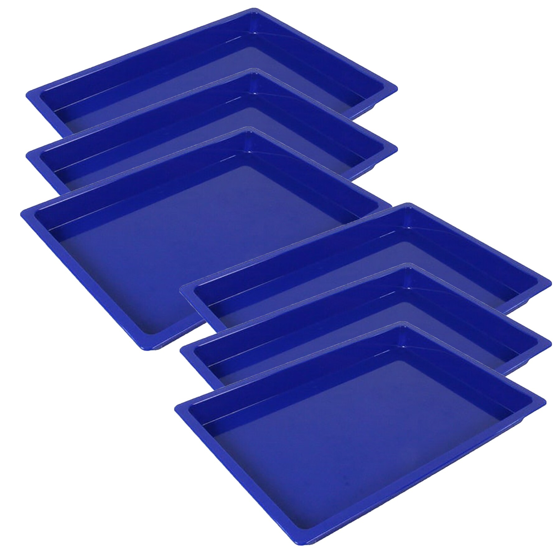 Romanoff Medium Creativitray, Blue, Pack of 6