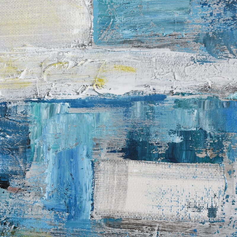 Elk Home Blue Apparent Blue Plastic 61 Inch Wide Wall Art