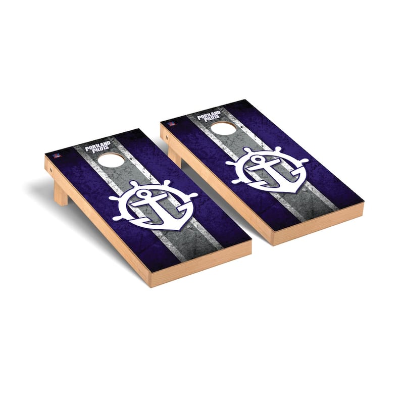 University Of Portland Pilots Cornhole Board Set - Vintage Wooden