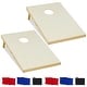 preview thumbnail 10 of 8, Costway 1/2 PCS 3'x2' Portable Corn Hole Game Board Includes 8 Bean - Natural - 1 PCS