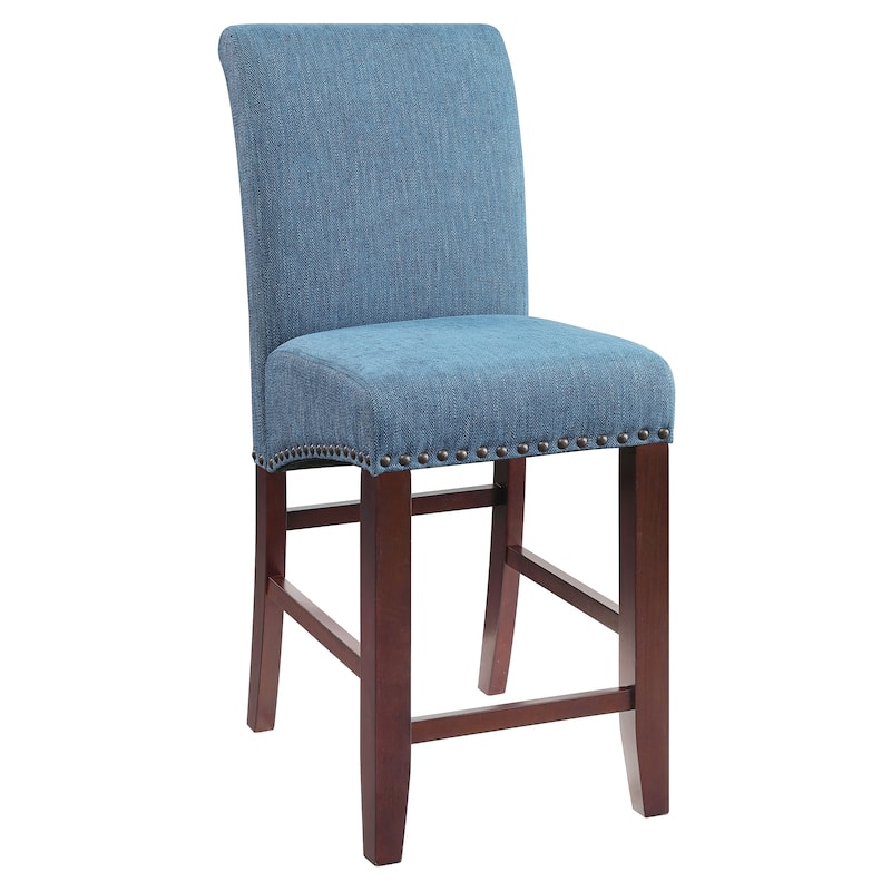 24" Parsons Barstool with Nailheads