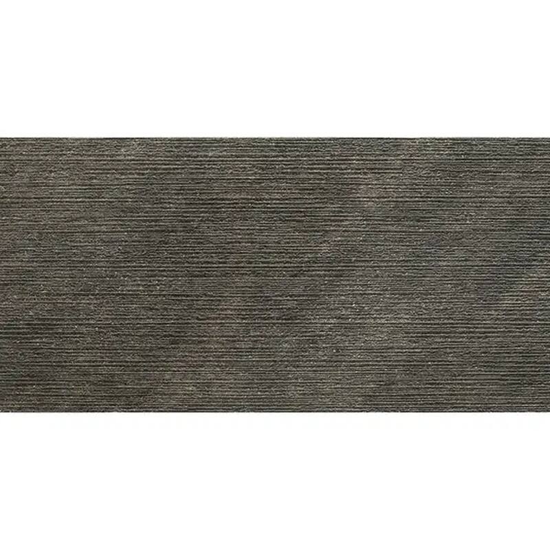 Montara 24x48 in. Matte Porcelain Linear Groove Large Wall and Floor Tile (15.5 sq ft/case, 2-Pack) - Black