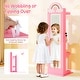 preview thumbnail 11 of 18, Gymax 3 In 1 Kids Jewelry Cabinet w/3-Color Lighted Full Length Mirror