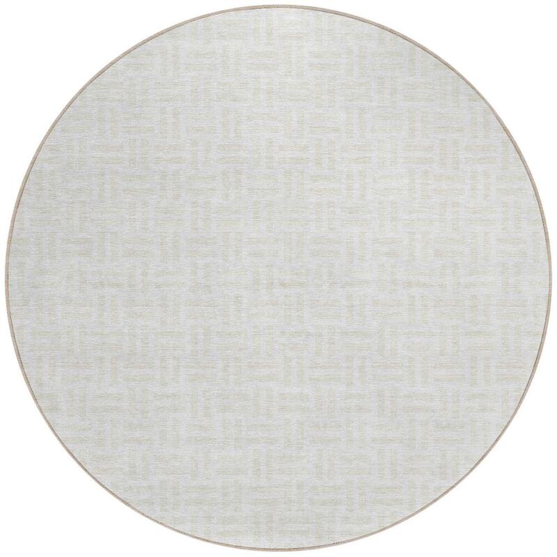 HomeRoots Geometric Transitional Rectangle Outdoor Rug