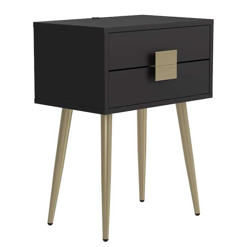 Modern Design Accent Table with Drawers Bed Bath & Beyond 33860066