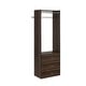 preview thumbnail 5 of 15, Easy Track Elite Laminate Closet Tower Kit Truffle