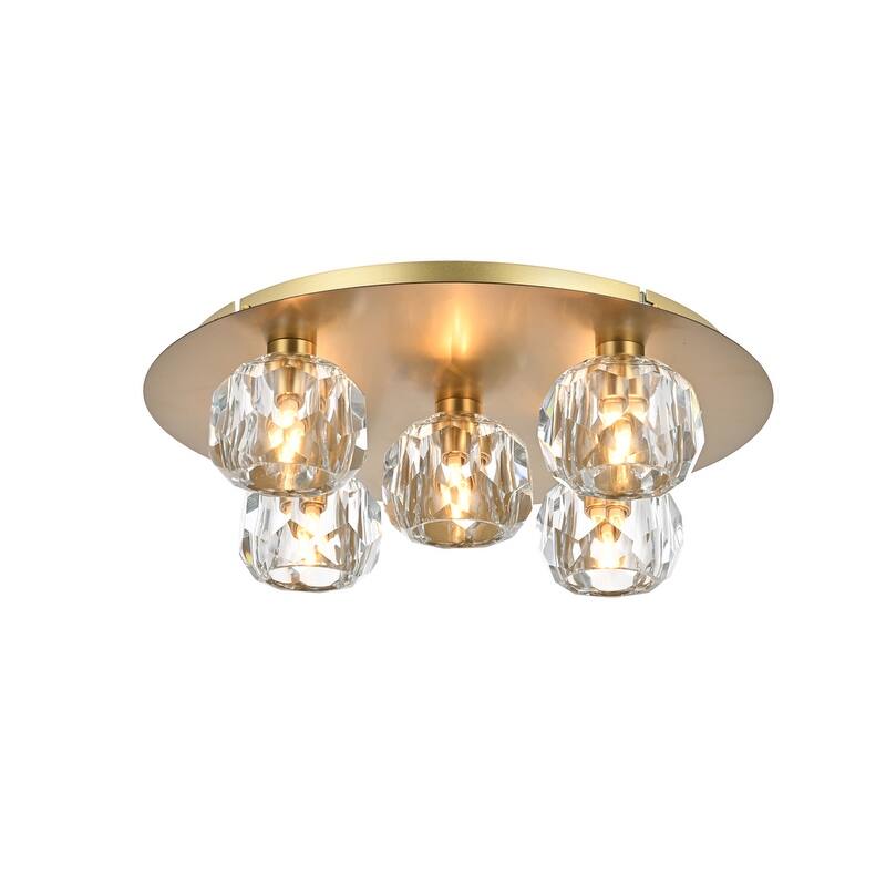 Indigo Home 5 Light Ceiling Lamp - Gold