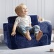 preview thumbnail 11 of 11, Foam Flannel Foldable Kids Sofa with Washable Cover - 40.94” L x 22.83” W x 12.60” H