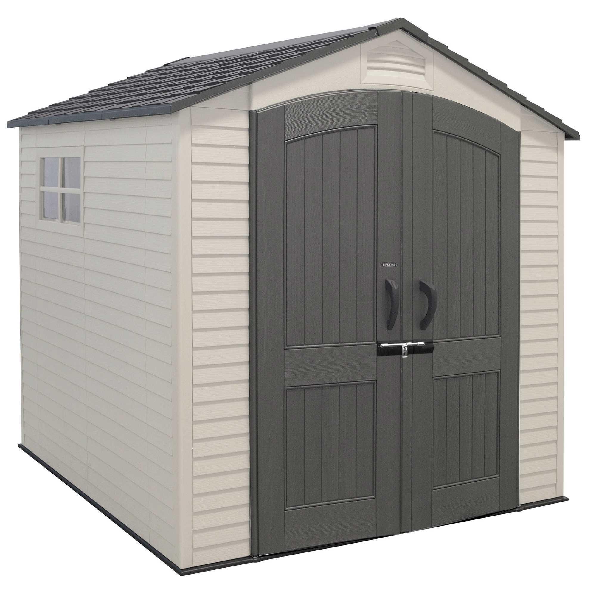 Lifetime 7 ft. x 7 ft. Deluxe Storage Shed