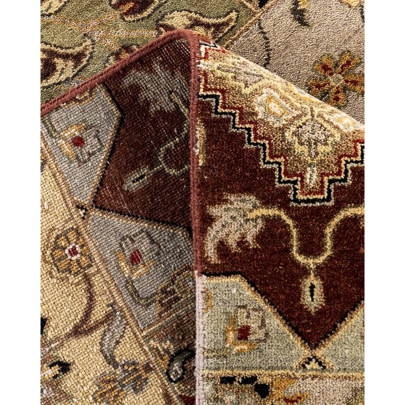 Patchwork One-of-a-Kind Hand-Knotted Area Rug, Multicolor - 9' 2" x 12' 3"